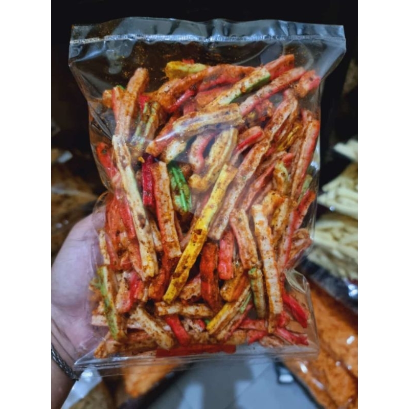

Krupuk Beton Pedas Gurih 250gram