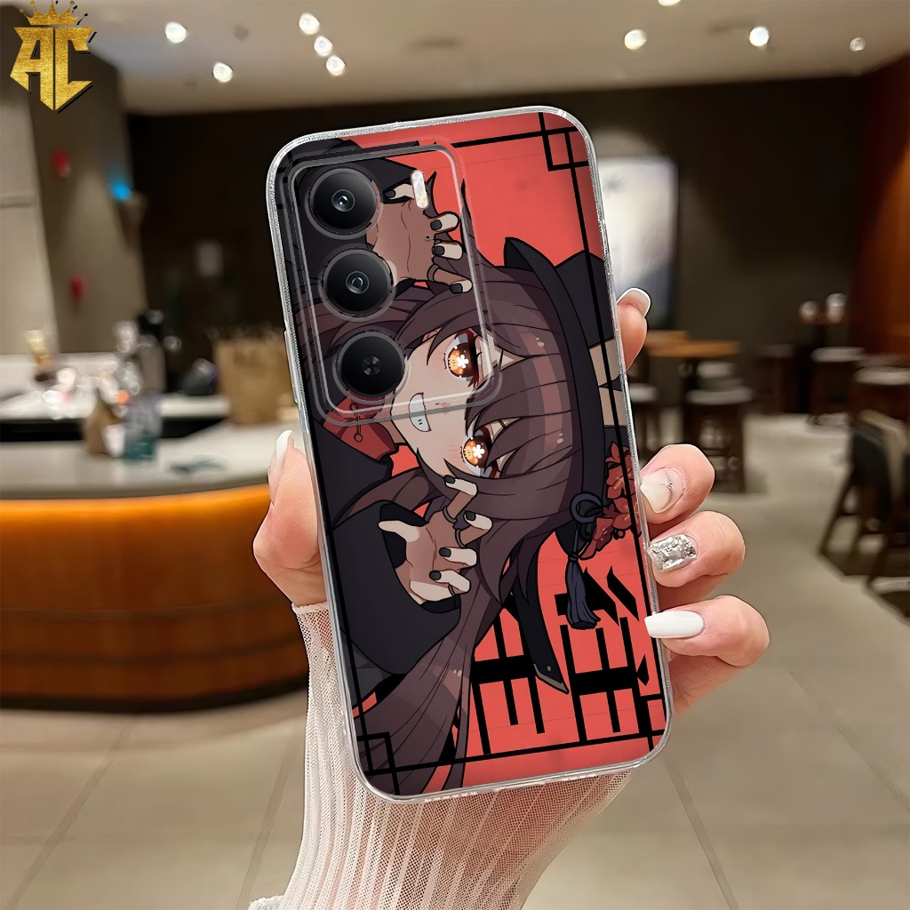 CASE REALME C75 - Softcase Lentur Realme C75 - MOTIF GENSHIN IMPACT HU TAO - Casing HP REALME C75 - 