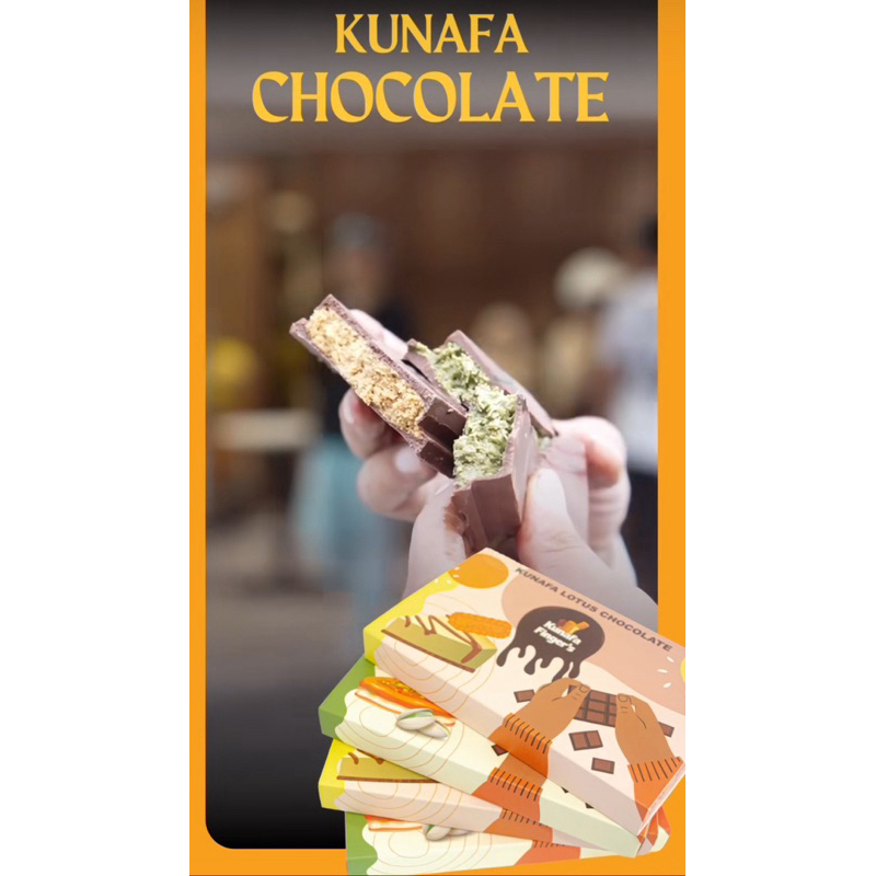 

KUNAFA CHOCOLATE DUBAI || Ready stock