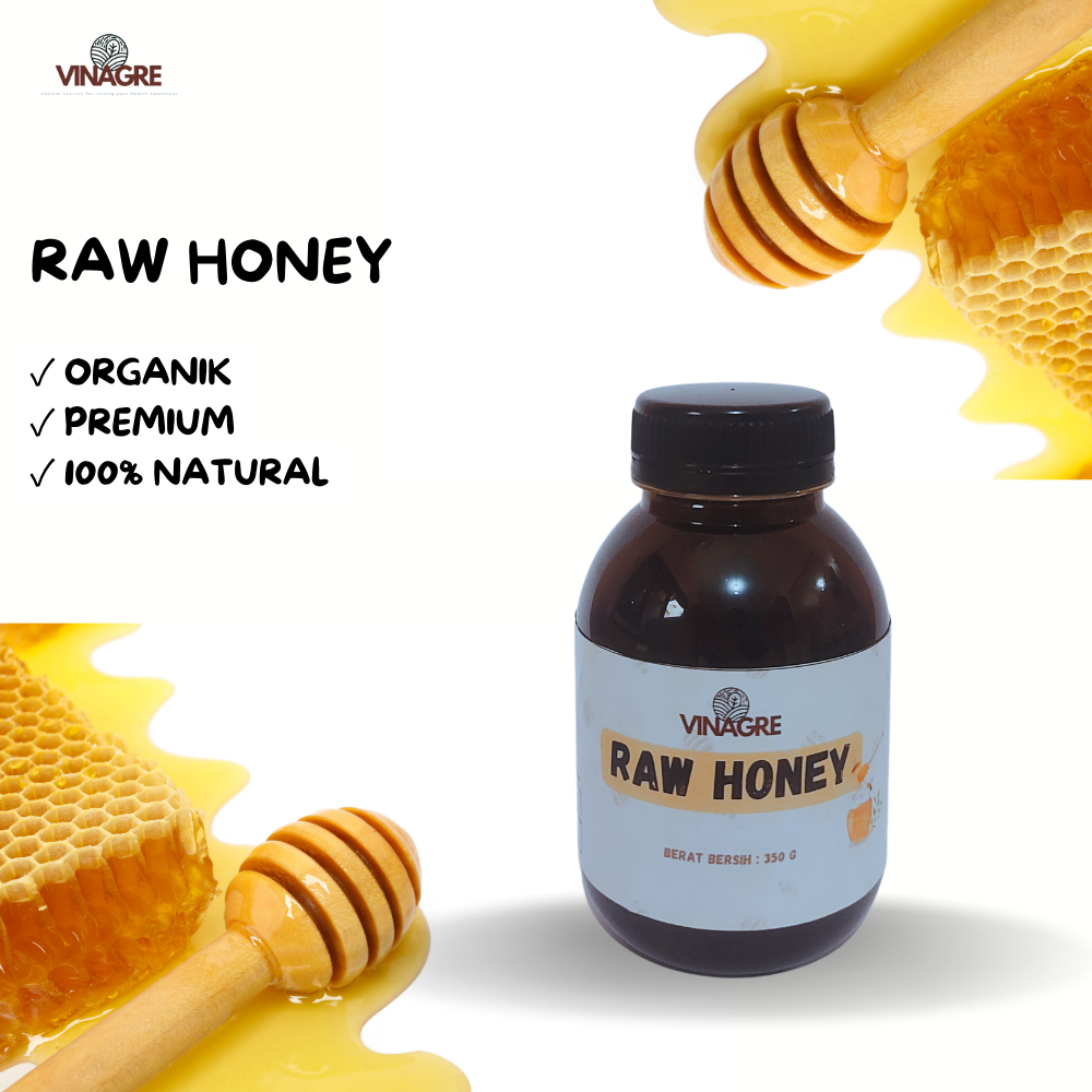 

RAW HONEY / MADU MURNI 100 % Alami (350 gram)