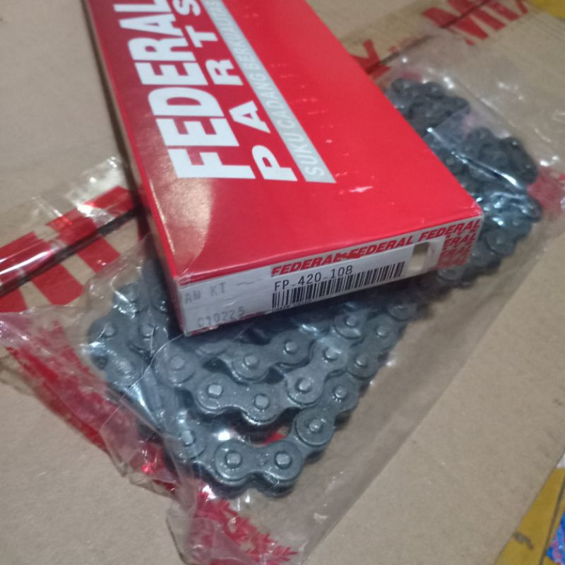 RANTAI 420 108 KARISMA SUPRA X 125 VEGA ZR  ORIGINAL FEDRAL