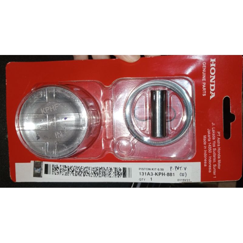 Piston Kit KPH 0.50 Karisma Supra X 125 ORIGINAL HONDA