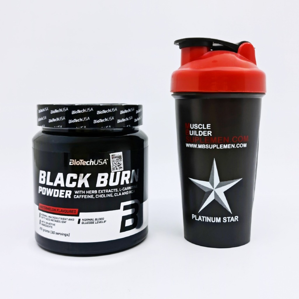 Black Burn BIOTECH USA 30 servings BlackBurn Bio Tech 210 grams Fat Burner Burn Burning Powder Black