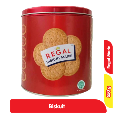 

Regal Biskuit Marie Kaleng 550 gram