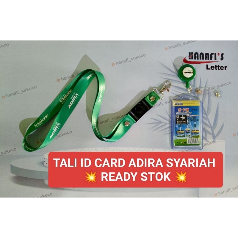 

ADIRA SYARIAH tali id card printing Adira syariah (READY STOK) Lanyard satuan