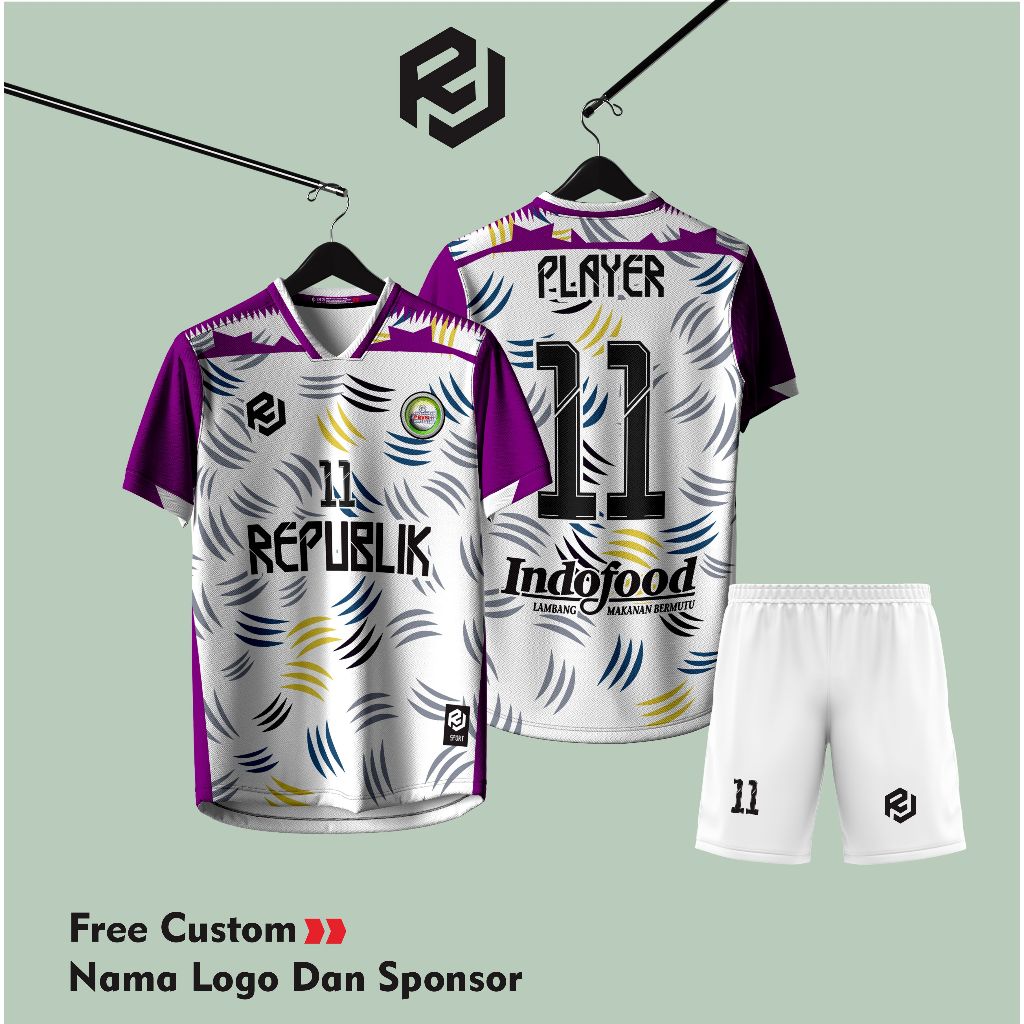 Jersey Volly / Jersey Voly Full Printing Free Custom