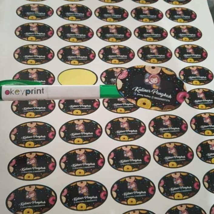 

CETAK PRINT STIKER A3+ | Bontac Cromo | Paling Murah | Print N cut | Print Label Produk Makanan
