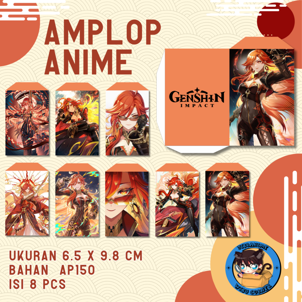 

AMPLOP LEBARAN ANIME MAUVIKA GENSHIN IMPACT