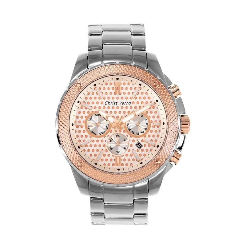 Jam Tangan Christ Verra Men's Watches CV 71060G-14 SLV Original