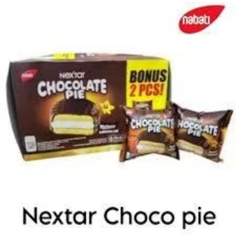 

Nextar Chocolate Pie 1 Kotak isi 12 Pcs @28gr