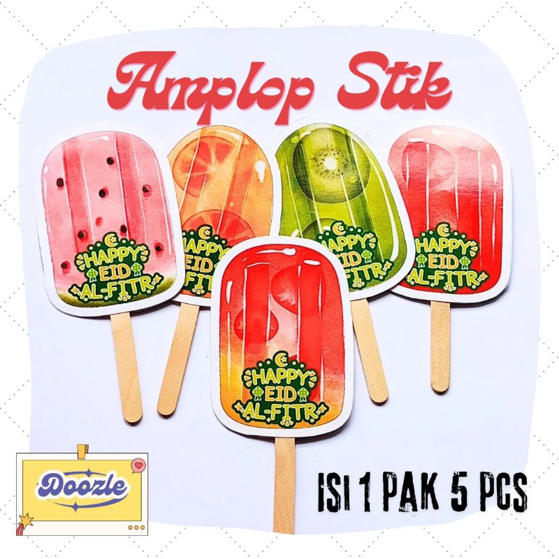 

Doozle | Amplop Stik amplop tangkai amplop karakter 3D