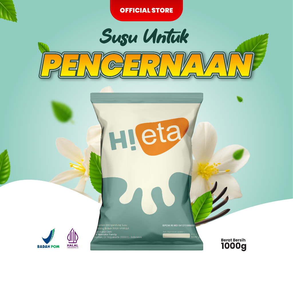 

Susu Kambing Etawa Bubuk 1 Kg Rasa Vanila HiEta