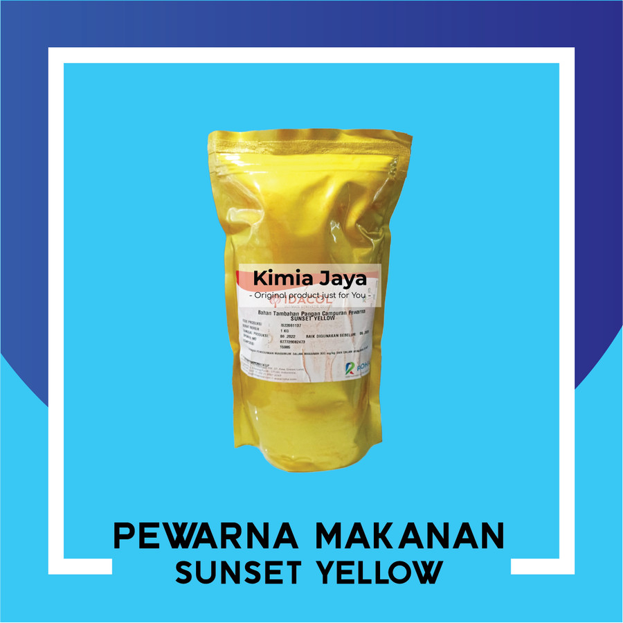 

Pewarna Makanan Sunset Yellow 1 KG