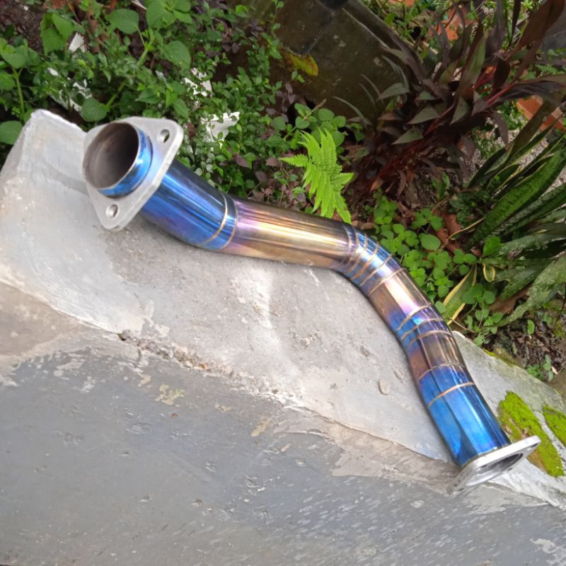 PIPA HEADER STENLIS KNALPOT TRUK CANTER EURO 2