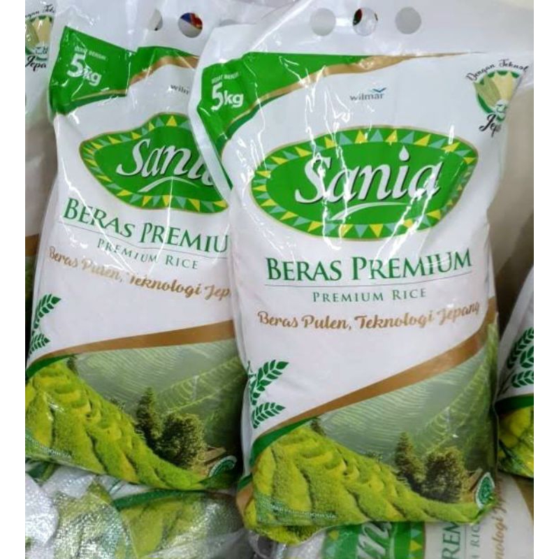 

Beras Sania kemasan 5kg 2bag