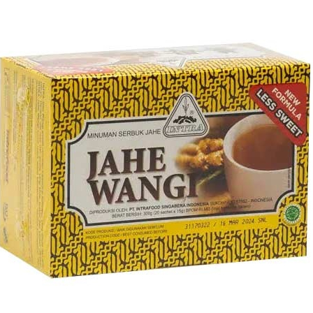 

[HALAL] Intra Jahe Wangi 340gr (20 Sachet) Minuman Serbuk Jahe Asli Ginger