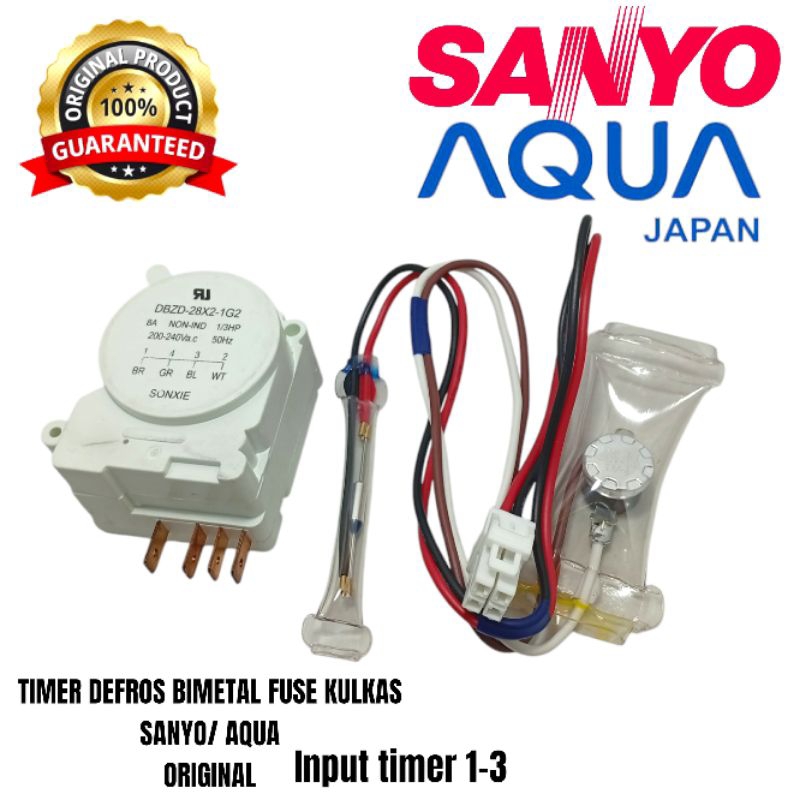 timer kulkas sanyo aqua kulkas 2 pintu original