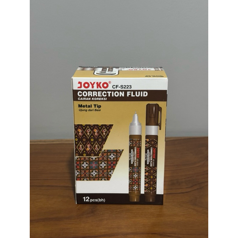 

Tipe-X Pen Joyko Correction Fluid CF-S223 (12 pcs)