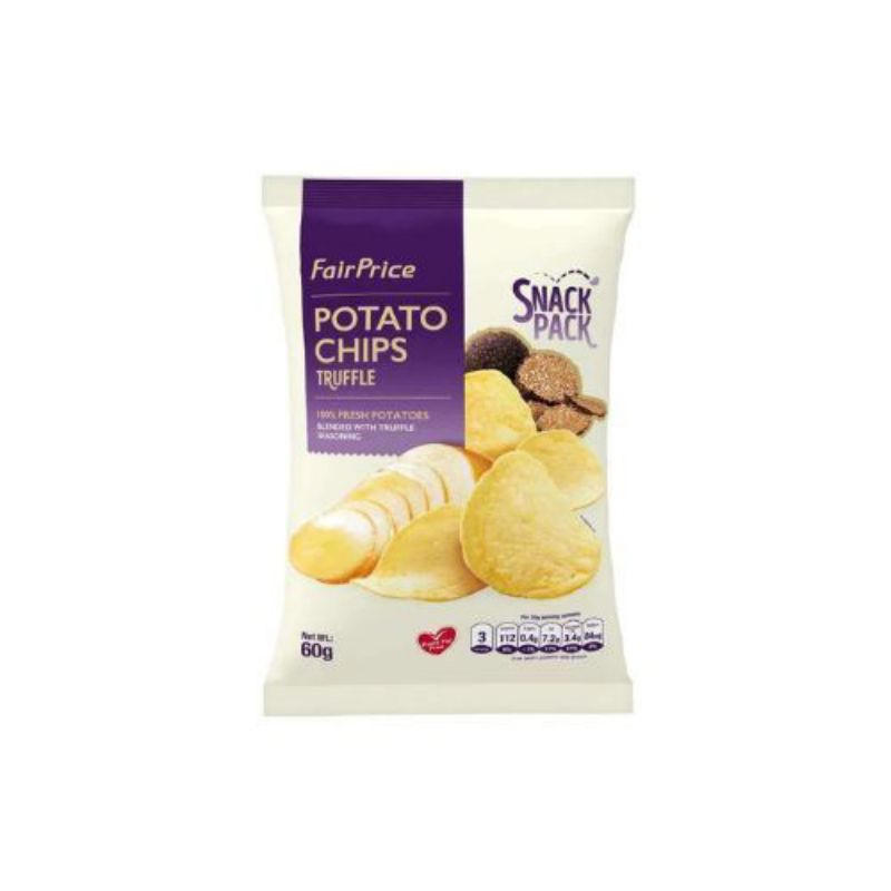 

Fairprice Potato Chips Truffle 60Gr - Fair Price Keripik Kentang Jamur