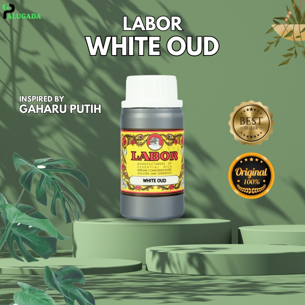 Bibit Parfum Murni WHITE OUD | GAHARU PUTIH LABOR 100ml SEGEL