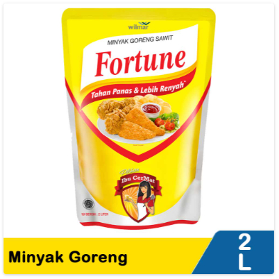 

fortune minyak goreng refill 2000ml