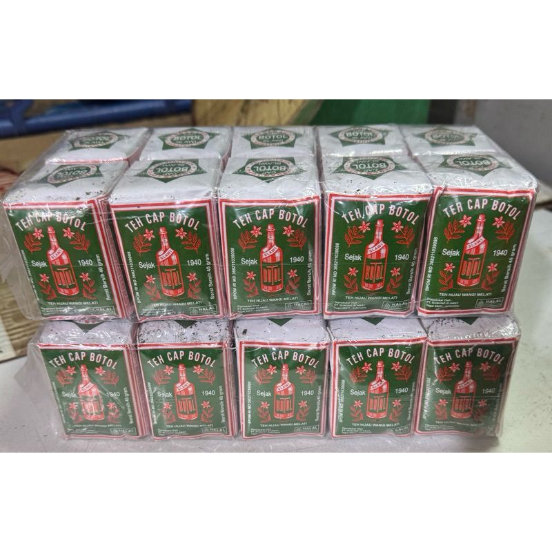 

Teh Cap Botol 10 kotak (Berat Bersih 40Gram)