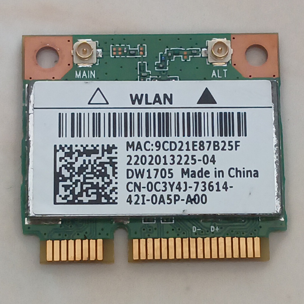 Wifi Card Dell Inspiron 11 3000 Series 3138 Wifi Card Dell Inspiron 3138 Network card Dell Inspiron 