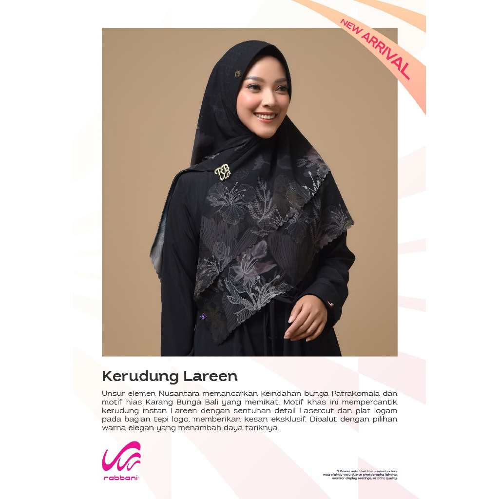 RABBANI ORI - New Kerudung Instan Dewasa Rabbani Kerudung Lareen