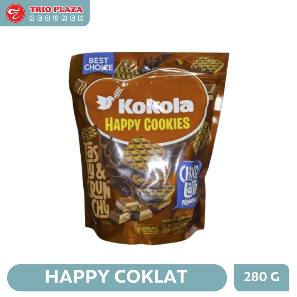 

KOKOLA HAPPY COOKIES COKLAT 280G