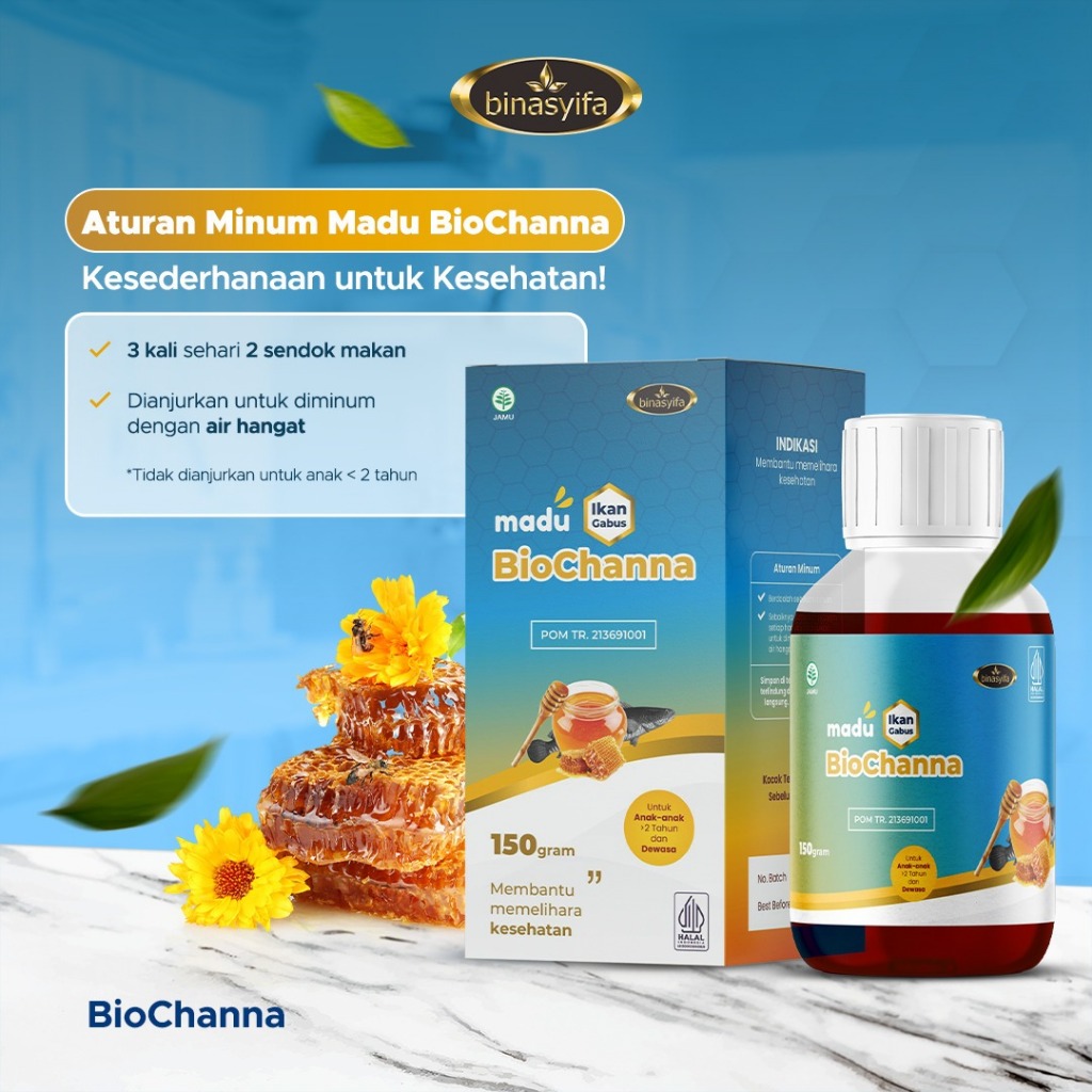 

MADU BIOCHANNA Binasyifa - Madu Ikan Gabus Premium