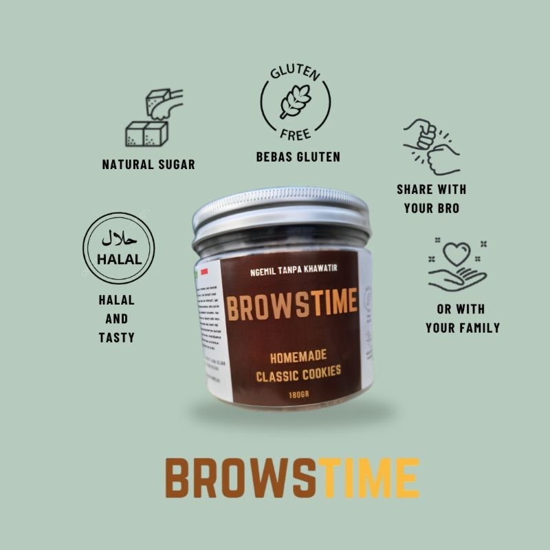 

Browstime Gluten Free Cookies Pati Sagu Big Family Sharing (180gr)