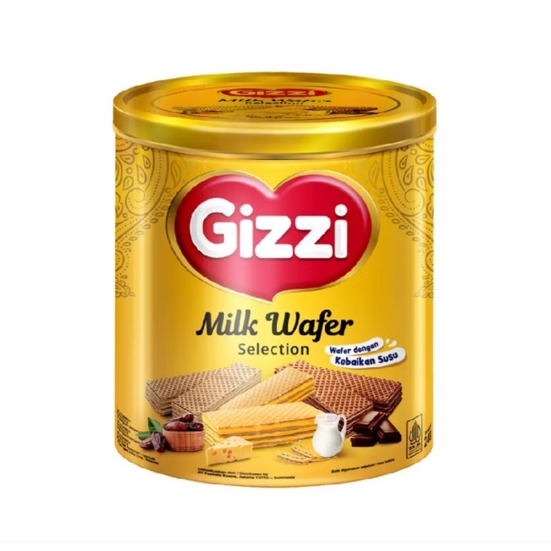 

GIZZI Milk Biscuit Selection 240gr Biskuit Kaleng