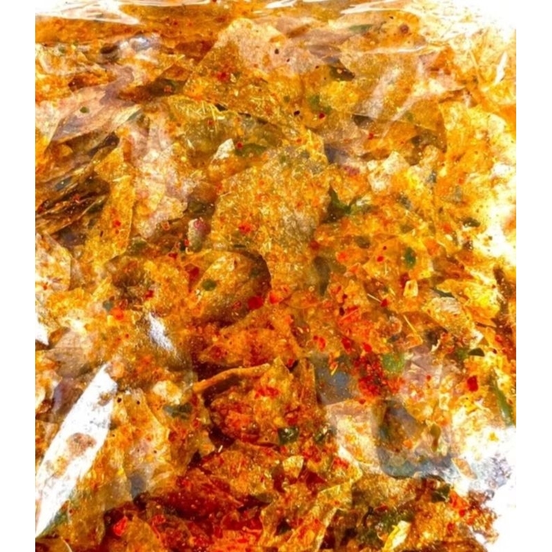 

kripik kaca 250gram, kripik kaca pedas daun jeruk, kripik kaca pedas, kripik kaca gurih, kripik kaca original, kripik kaca 500gram