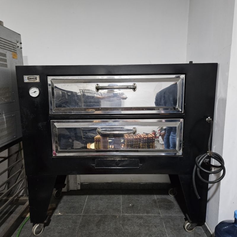 Gas Oven Roti 2 Deck 4 Tray Pemanggang Roti Idaiichi Idaichi