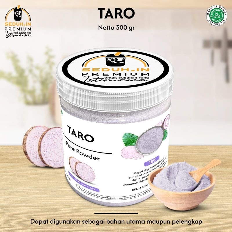 

Taro pure / BUBUK MINUMAN PREMIUM PURE NON GULA