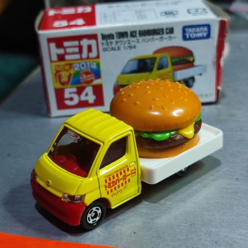 tomica tomika dream  diecast replika town ace hamburger grandmax pickup kuning unsealed