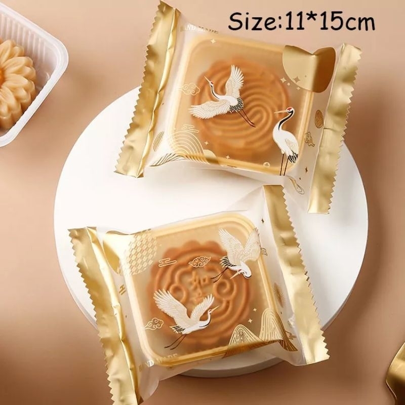 

Plastik Nastar Mooncake Puding | Plastik Sealer Bag 50g 75g 100g Motif Bangau