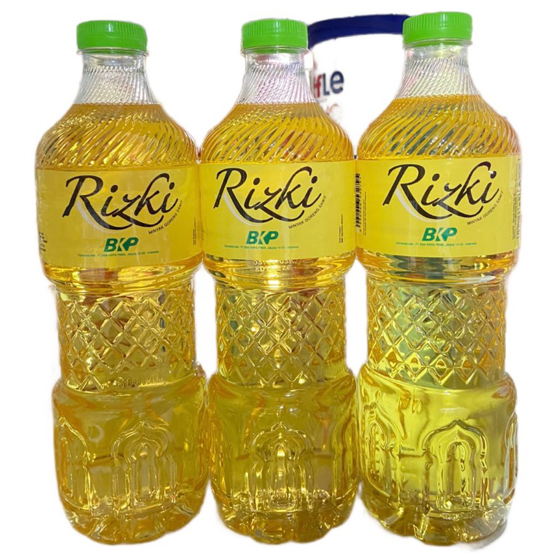 

MINYAK GORENG RIZKI KEMASAN BOTOL 1 LITER