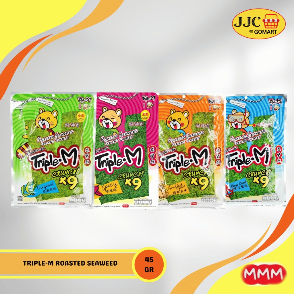 

Triple-M Roasted Seaweed | Grilled | Spicy | Original | Crab | [Big Sheet ]