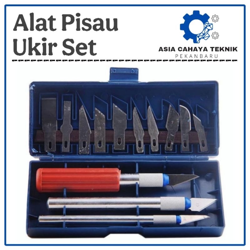 

Alat Pisau Pahat Ukir Kayu Set 13 Pcs Art Wood Craft Cutter Precision Knife