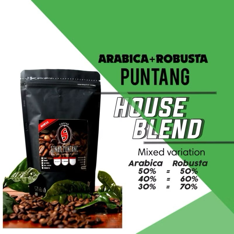 

Kopi puntang house blend bubuk/biji 250gram
