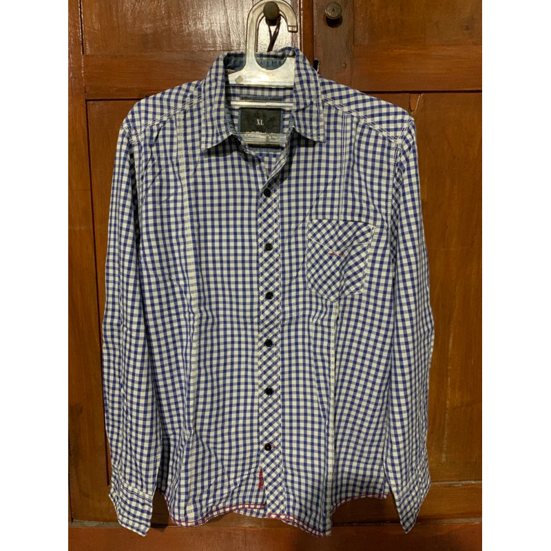 Kemeja / Hem Flanel pria Osella