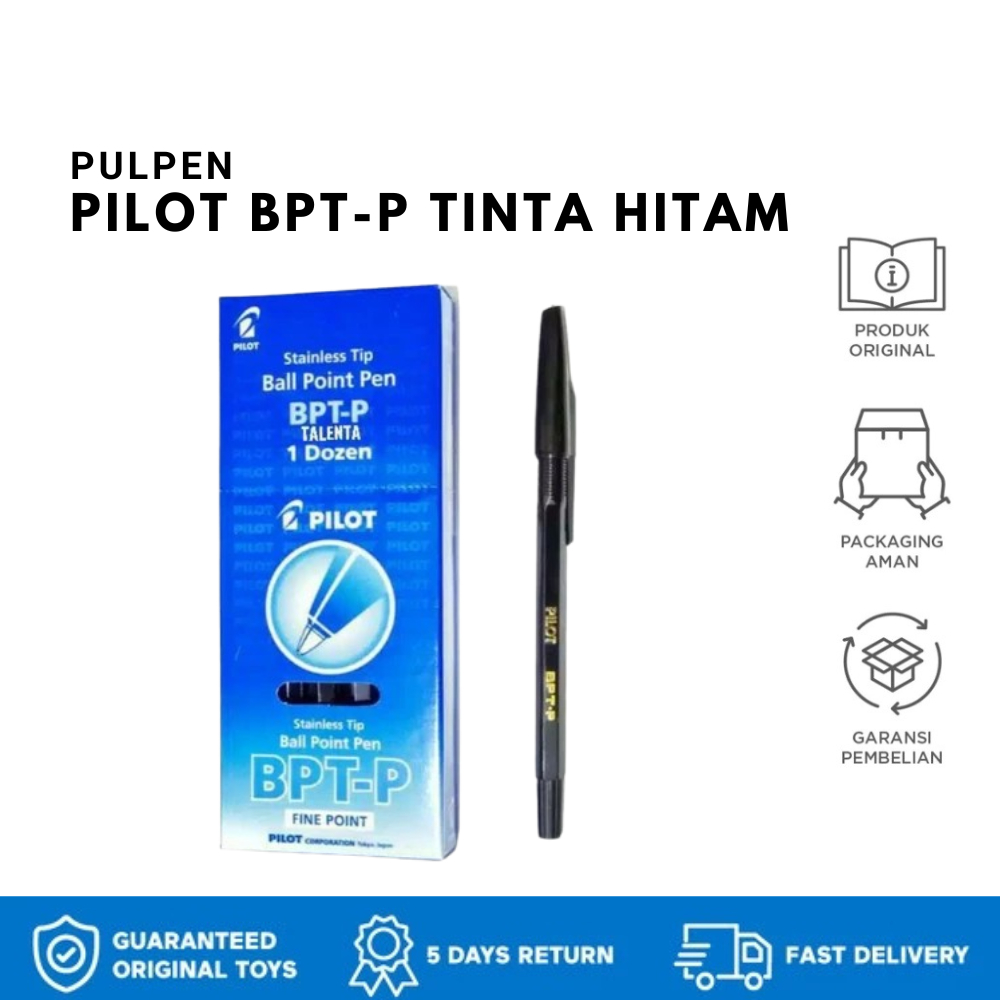 

PILOT Pulpen Pilot BPT-P Alat Tulis Ballpoint Pen 0.7mm ( 1pcs )