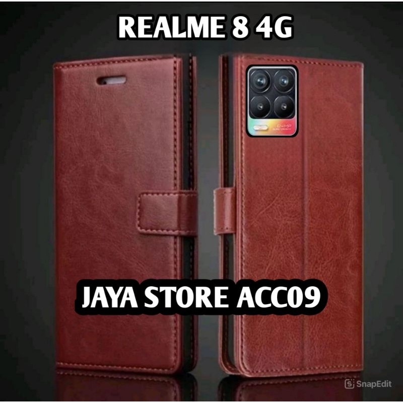 CASING REALME 8 4G/ REALME 8 5G/ REALME 8i/ REALME 8 PRO. FLIP COVER SARUNG CASE DOMPET