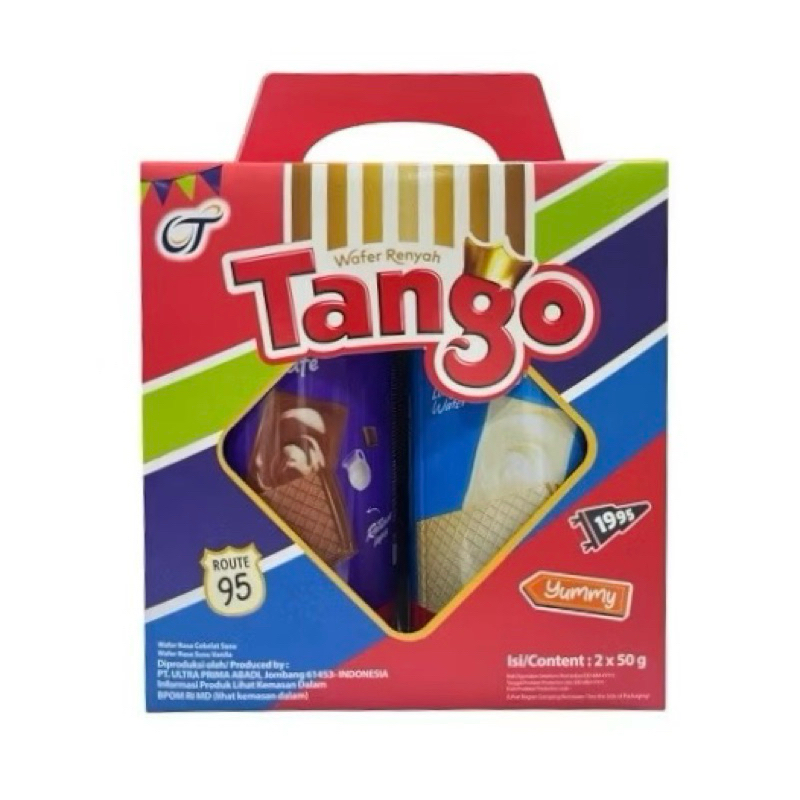 

PROMO! TANGO Wafer Duo Tin Giftpack 2 x 50gr - 1 Box (2 Kaleng)