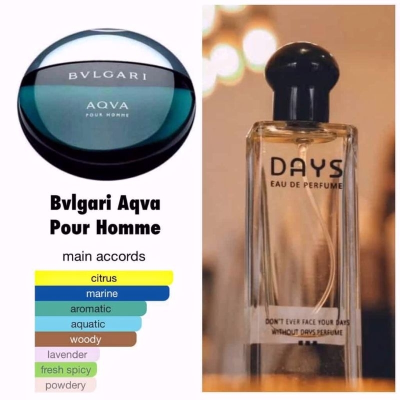 BVLGARI AQVA DAYS PARFUM-DAYS PARFUM ORIGINAL