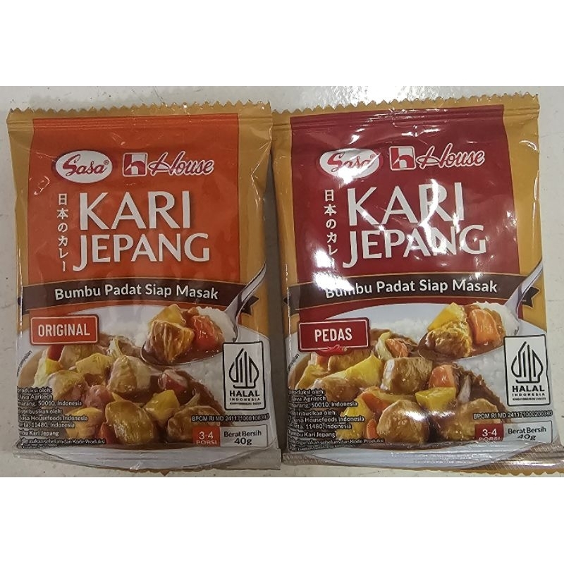 

Sasa Bumbu Kari Jepang Ori&Pedas 40g - 1 bks