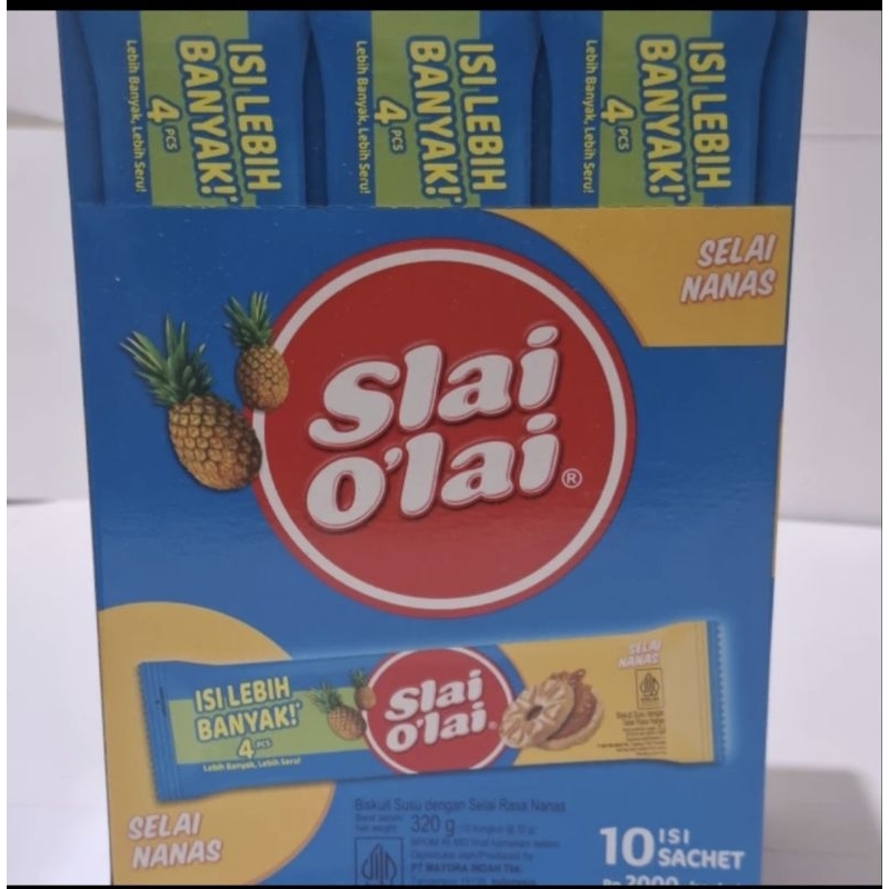 

slai olai selai nanas biskuit roma 1 box