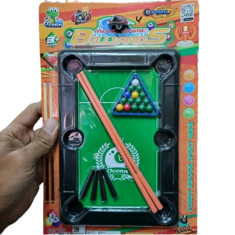 mainan bilyard mini game turnament - bilyard K