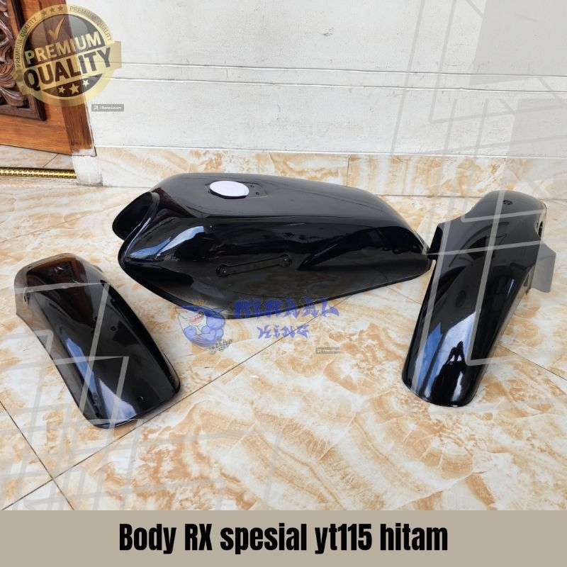 body bodi tangki tengki rx spesial YT full set hitam